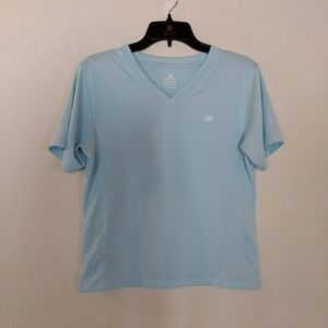 New balance, EUC, workout t, blue, medium